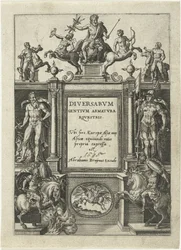 Pagina del titolo per Omnium pene Europae, Asiae, Aphricae, Americae gentium habitus