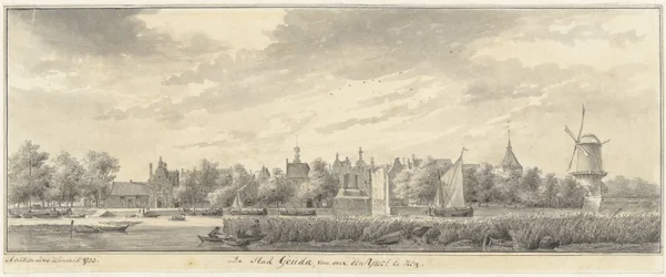 Veduta di Gouda, dall