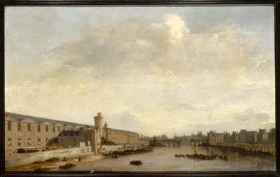 La Grande Galerie del Louvre, con la Porte Neuve e la Tour de Bois, circa 1640