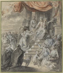 Madonna e Bambino con Rosario e Santo