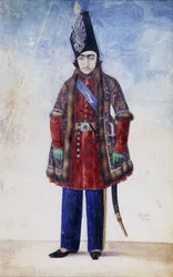 Ritratto del giovane Nasr al-Din Shah, c.1845-6