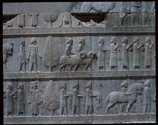 Vista dei rilievi delle scale orientali