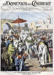 Abd al-Aziz (al-Hasan Mohamed al-Hasani al-Alaoui) entrò a Rabat in Marocco nell