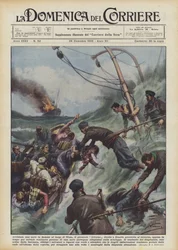 Avvistata una nave in fiamme al largo di Nizza, il piroscafo Livorno diretto a Genova accorreva