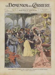 Fiera di beneficenza al Teatro La Scala, di Milano, per la fondazione di un sanatorio popolare