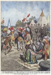Gli indiani festeggiano i loro reduci