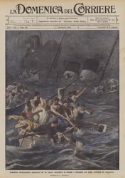 Grandioso transatlantico squarciato da un vapore carboniero al Canada e affondato con molte vittime