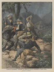 I drammi del contrabbando, vicebrigadiere che affronta da solo nove contrabbandieri al confine svizzero