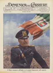 Il Duce annuncia all