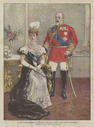 Il principe Alberto Edoardo e la principessa Alessandra di Galles, nuovi sovrani d