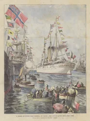 Il ritorno dei sovrani dalla Sardegna, il Savoia nell