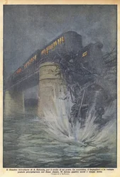 Il disastro ferroviario di S. Eufemia per il crollo di un ponte