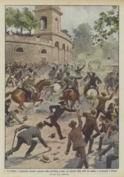Il violento e sanguinoso sciopero generale della settimana scorsa, un episodio della lotta fra operai e polizia