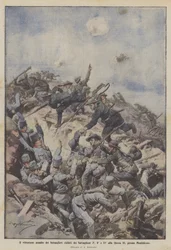 Il vittorioso assalto dei bersaglieri ciclisti dei battaglioni 3°, 4° e 11° alla Quota 85, presso Monfalcone