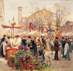 Italia, Milano, Mostra dei Fiori in Piazza Sant