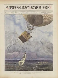 La fuga di un pallone militare dal parco aerostatico, a Roma