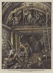 La fine dei lavori della galleria del Sempione, l