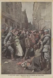 La nuova barbarie tedesca, le deportazioni in massa delle popolazioni della Francia invasa