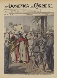 La penetrazione pacifica in Tripolitania, notabili del Fezzan meridionale che fanno atto