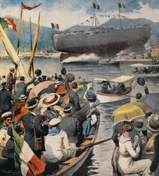 Varo della corazzata Andrea Doria dall