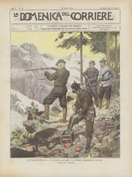 Le cacce reali a Valsavaranche, il primo camoscio ucciso