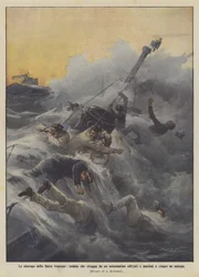 Le sfortune della flotta francese, ondata che strappa da un sottomarino ufficiali e marinai e cinque ne annega