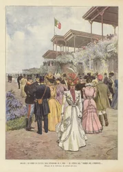 Milano, le corse di cavalli nell