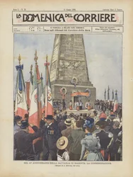 Nel 40° anniversario della battaglia di Magenta, la commemorazione