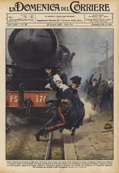 Nella stazione ferroviaria di Marsala, all