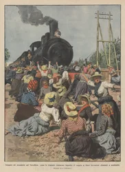 Sciopero dei mondarisi nel Vercellese, come le risaiuole tentarono impedire il viaggio ai liberi