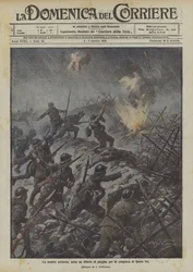 Un assalto notturno, sotto un diluvio di pioggia, per la conquista di Quota 144