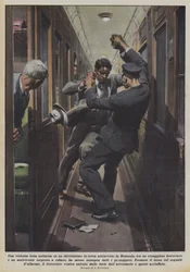 Una violenta lotta notturna su un direttissimo in corsa attraverso la Romania