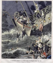 Naufragio della nave Larchmont al largo di New York nel febbraio 1907
