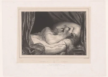 Ragazza che dorme sul letto (Sonno)