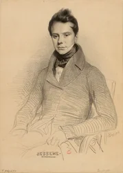 Ritratto del violinista e compositore Antoine Bessems 1806-1868, 1832