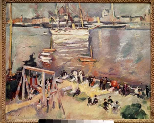 Entrata di una corvetta nel porto di Anversa (dipinto di Othon Friesz, 1906, collezione privata)