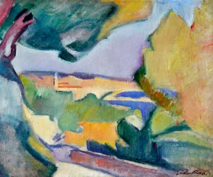 Paesaggio mediterraneo, c.1907