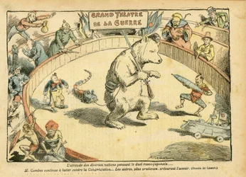 Illustrazione di Achille Lemot (1846-1909) in Le Pelerin, 28/02/04 - L