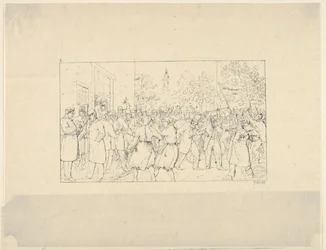 Elezioni a Baltimora, novembre 1862 da Confederate War Etchings, 1861-63