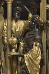 Adorazione dei Magi (dettaglio)