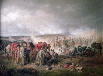 La morte del conte Seinsheim alla battaglia di Borodino nel 1812, 1862