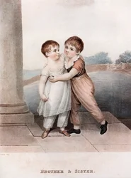 Fratello e sorella, fine XVIII-inizio XIX secolo