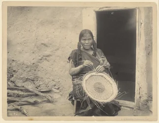 Città Hopi, cestaio