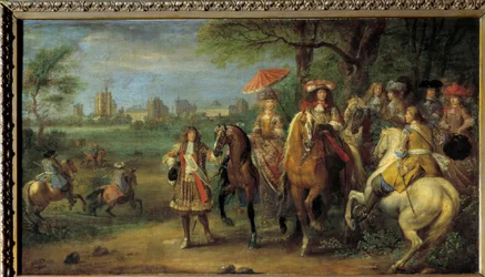 Re Luigi XIV (1638-1715) e la regina Maria Teresa d