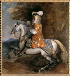Lord William Cavendish, poi 4° conte e 1° duca di Devonshire a cavallo