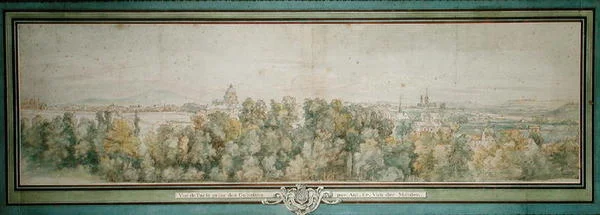 Veduta di Parigi dal laboratorio dei Gobelins
