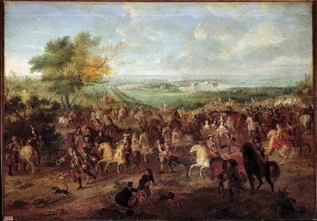 Passeggiata in carrozza di Re Luigi XIV, Regina Maria Teresa d