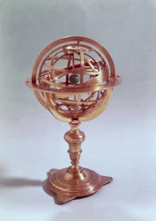 Sfera armillare realizzata sul sistema tolemaico, Roma, 1648 (ottone)