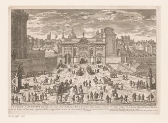 Veduta della Porte Saint-Antoine