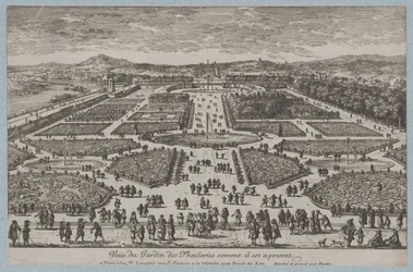 Il Giardino delle Tuileries, 1680